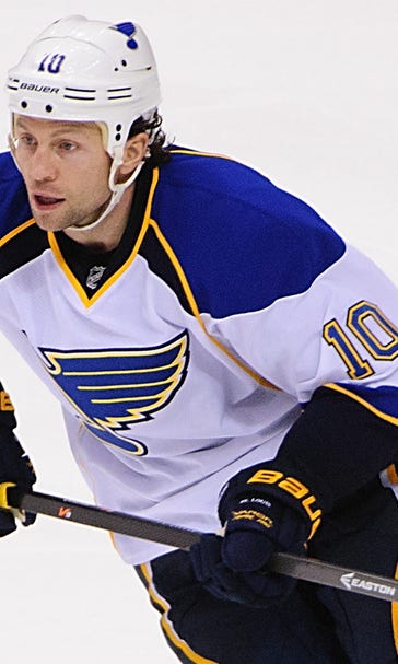 Morrow is getting comfortable with the Blues and has his eye on a Cup